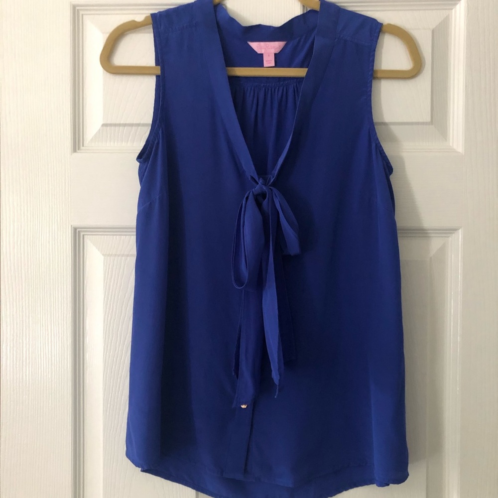 Lilly Pulitzer Dahlia Top in Royal Blue